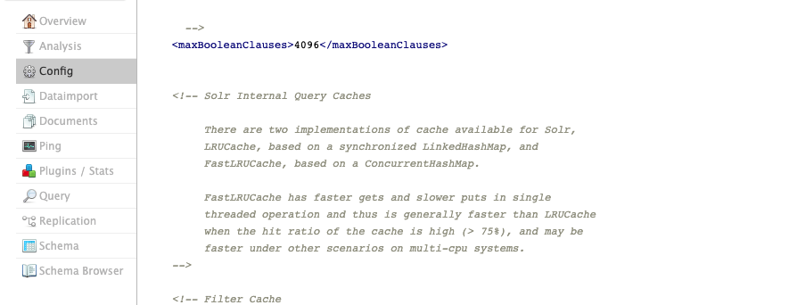 solr config maxBooleanClauses