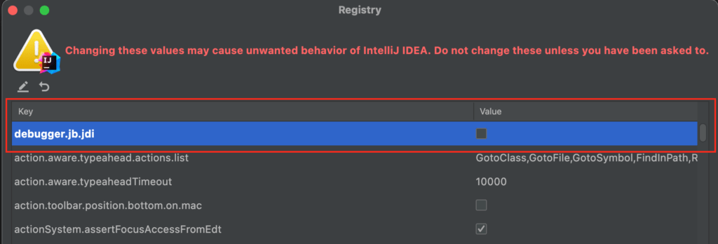 Intellij IDEA debugger.jb.jdi