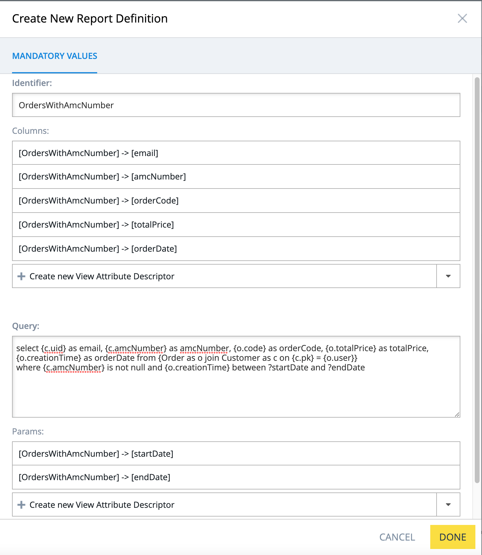 sap commerce backoffice definitions initial setup